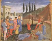 Fra Angelico The Martyrdom of Saints Cosmas and Damian (mk05) USA oil painting artist